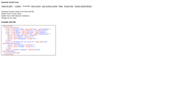 Desktop Screenshot of dynamicemailform.gokcebulbul.com